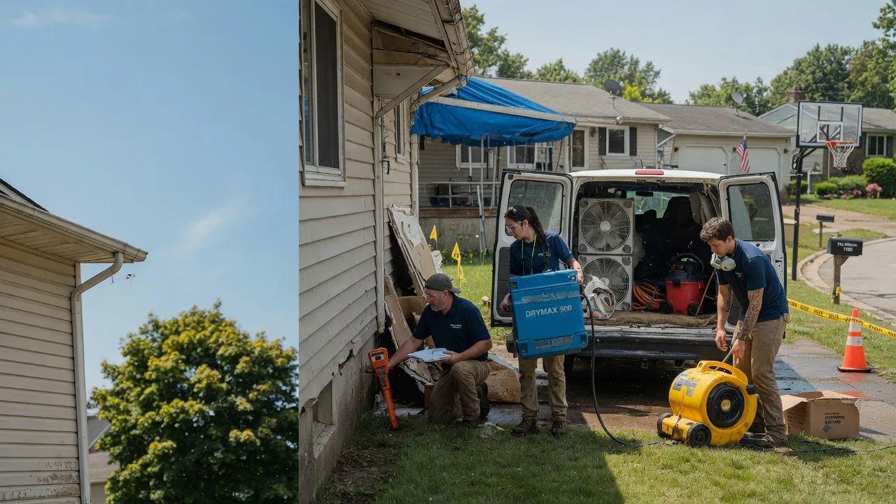 Ceiling Leak Cleanup in Coatesville, IN near me